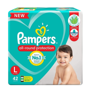 Pampers All Round Protection Pants Large Size Baby Diapers